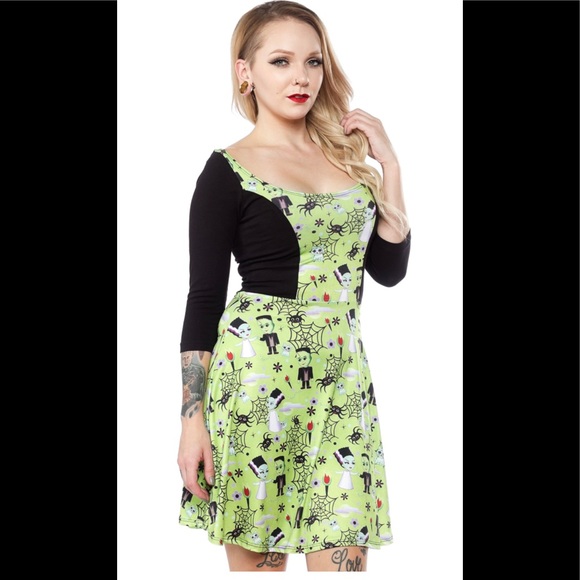 KREEPSVILLE 666 Frankenkuties Marilyn Dress - Picture 6 of 9